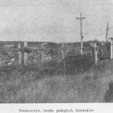 Groby żołnierzy 6 pp leg. w Niemenczynie.